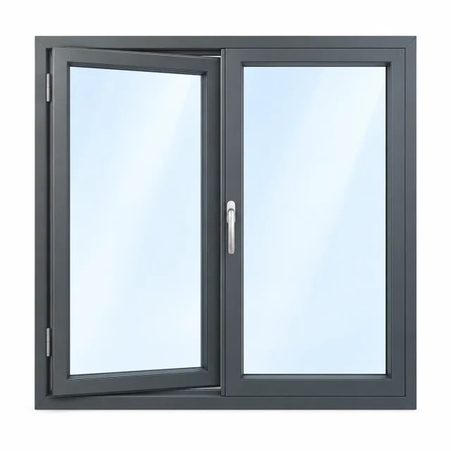 Fenêtre aluminium oscillo-battante — 2 vantaux