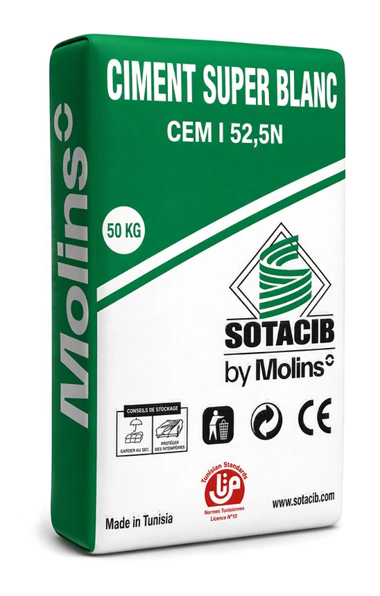 SOTACIB CEM I 52.5 N white Portland cement