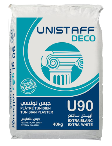 UNIPLATRE UNISTAFF DECO U90 moulding and fibrous plaster – 40 kg
