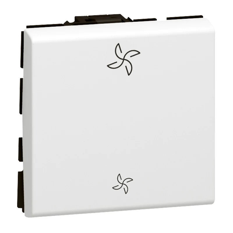 Legrand Mosaic control — 10A, 250V, 2 modules — 077027L