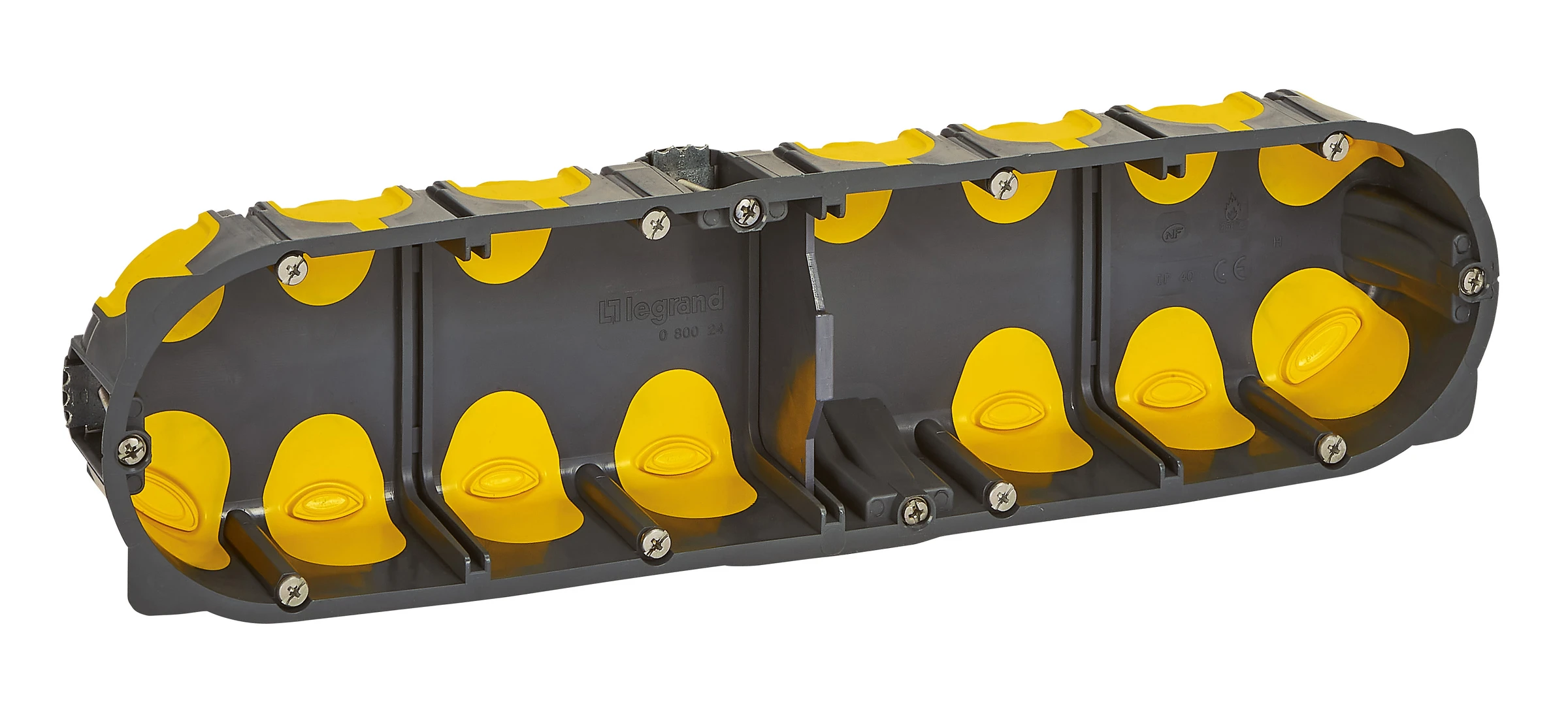 Legrand Batibox installation box — IP40, Black — 080024L