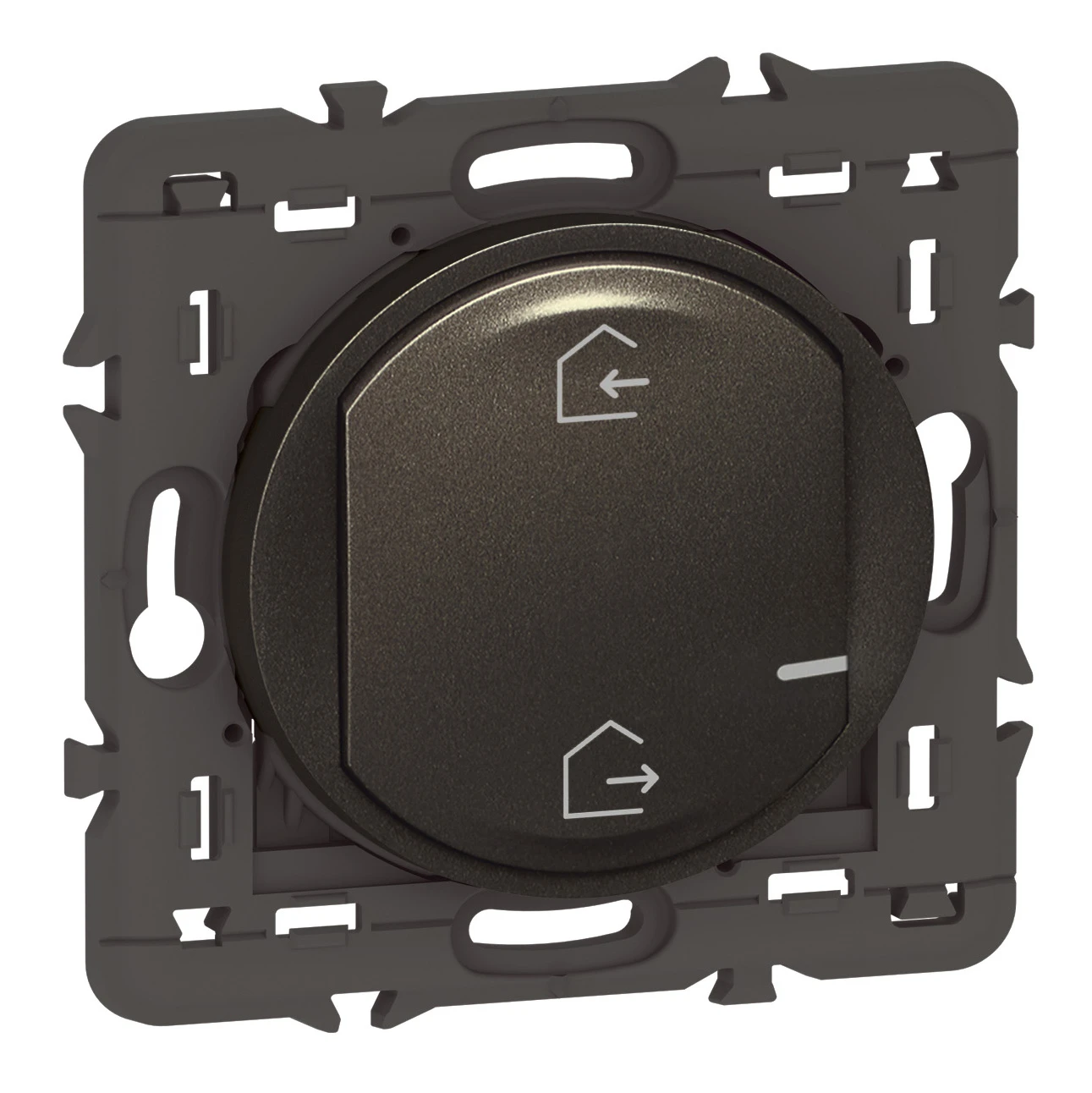 Commande sans fils 2 scénarios Départ/Arrivée pour installation connectée Céliane with Netatmo - graphite sans plaque — Legrand