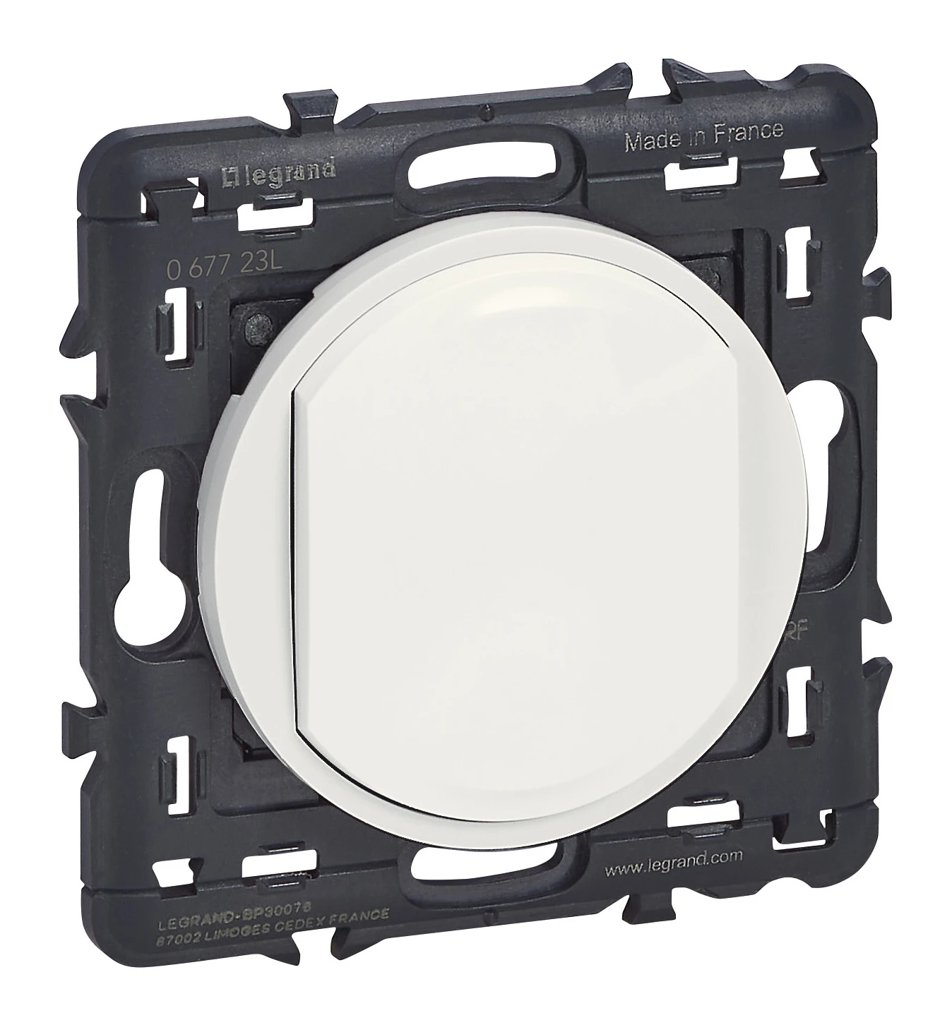 Commande sans fils, sans pile Self-e Céliane with Netatmo pour éclairage et prises - enjoliveur blanc — Legrand