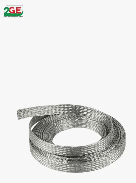 Flat tinned-copper braids — 2GE