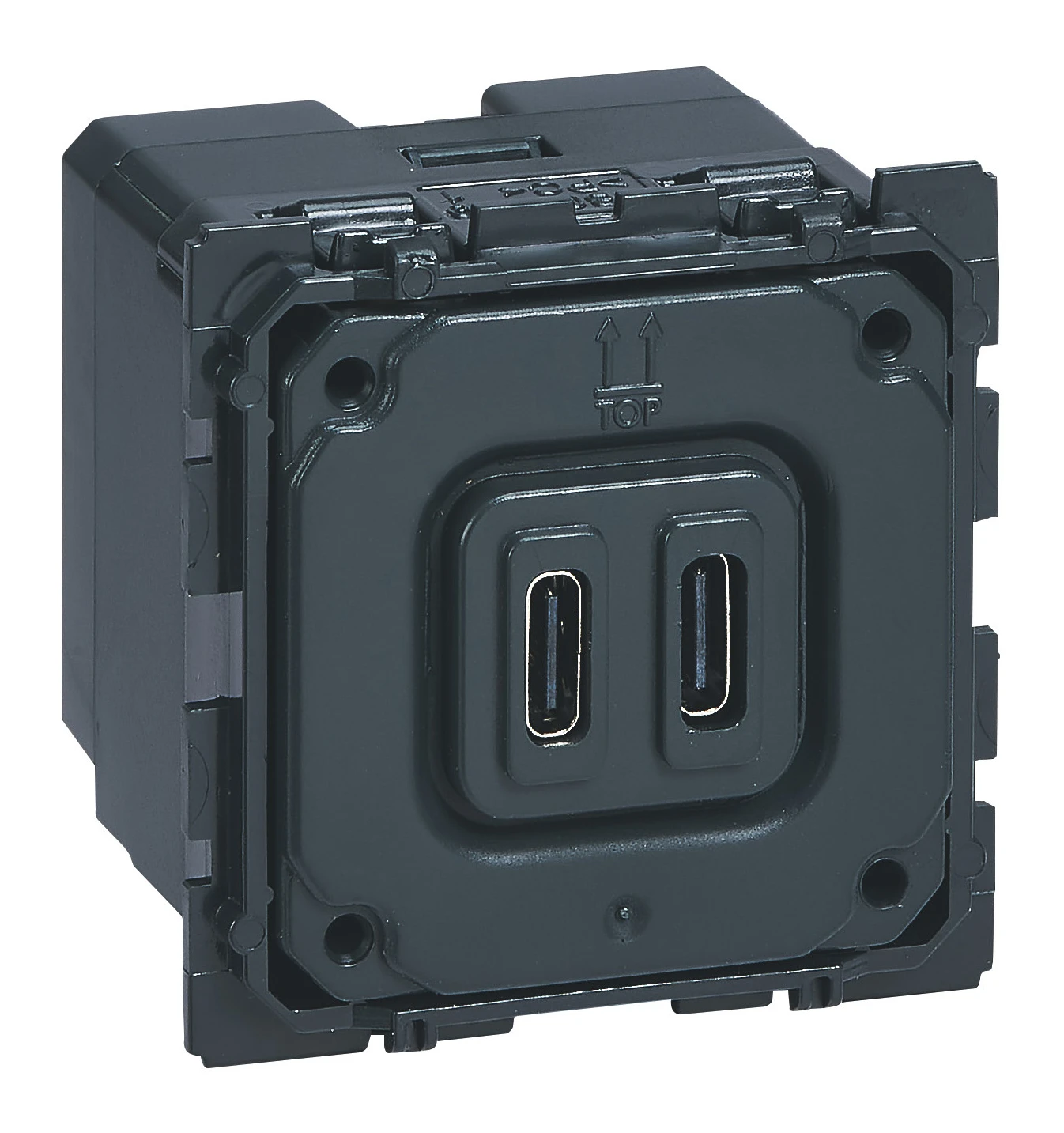 Prise double USB Céliane Type-C 3A 15W — Legrand
