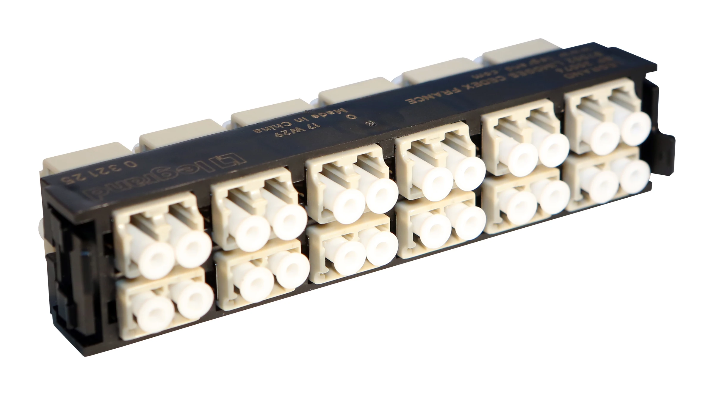 Legrand LCS³ fibre-optic module — IP20, Black — 032125