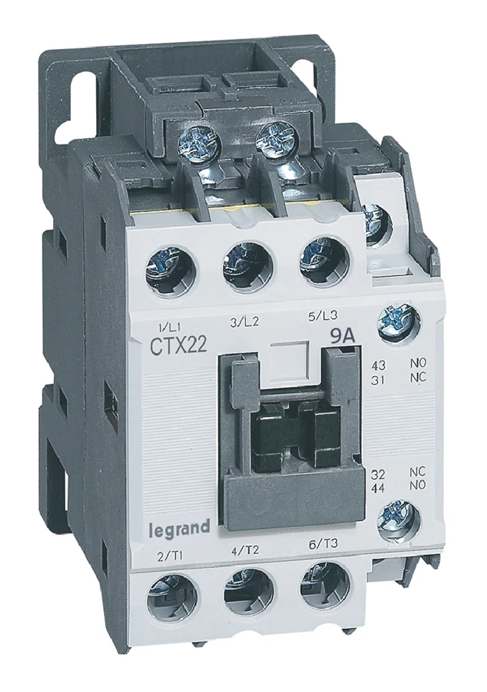 Legrand CTX³ contactor — 3 poles, 9A, 380V — 416088