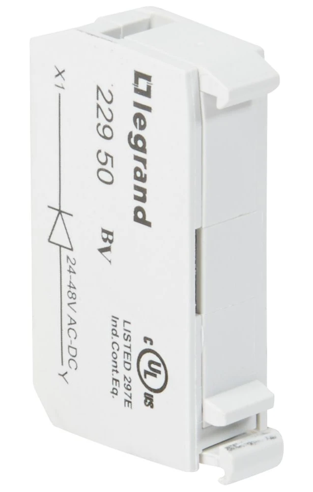 Legrand Osmoz diode test block — 24V, 48V — 022950