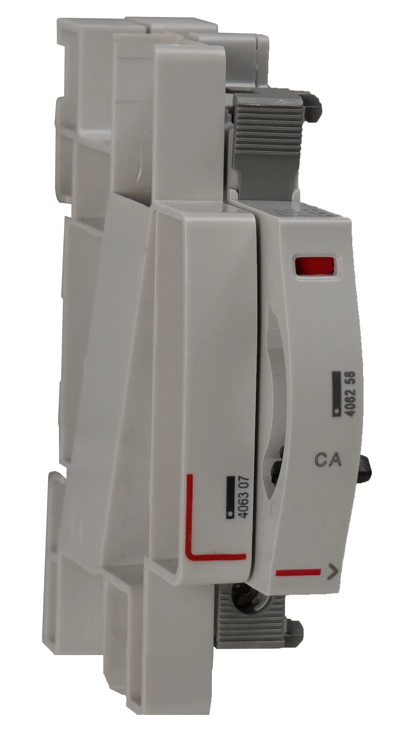 Legrand auxiliary contact — 8.9 modules, IP20, Grey — 092821