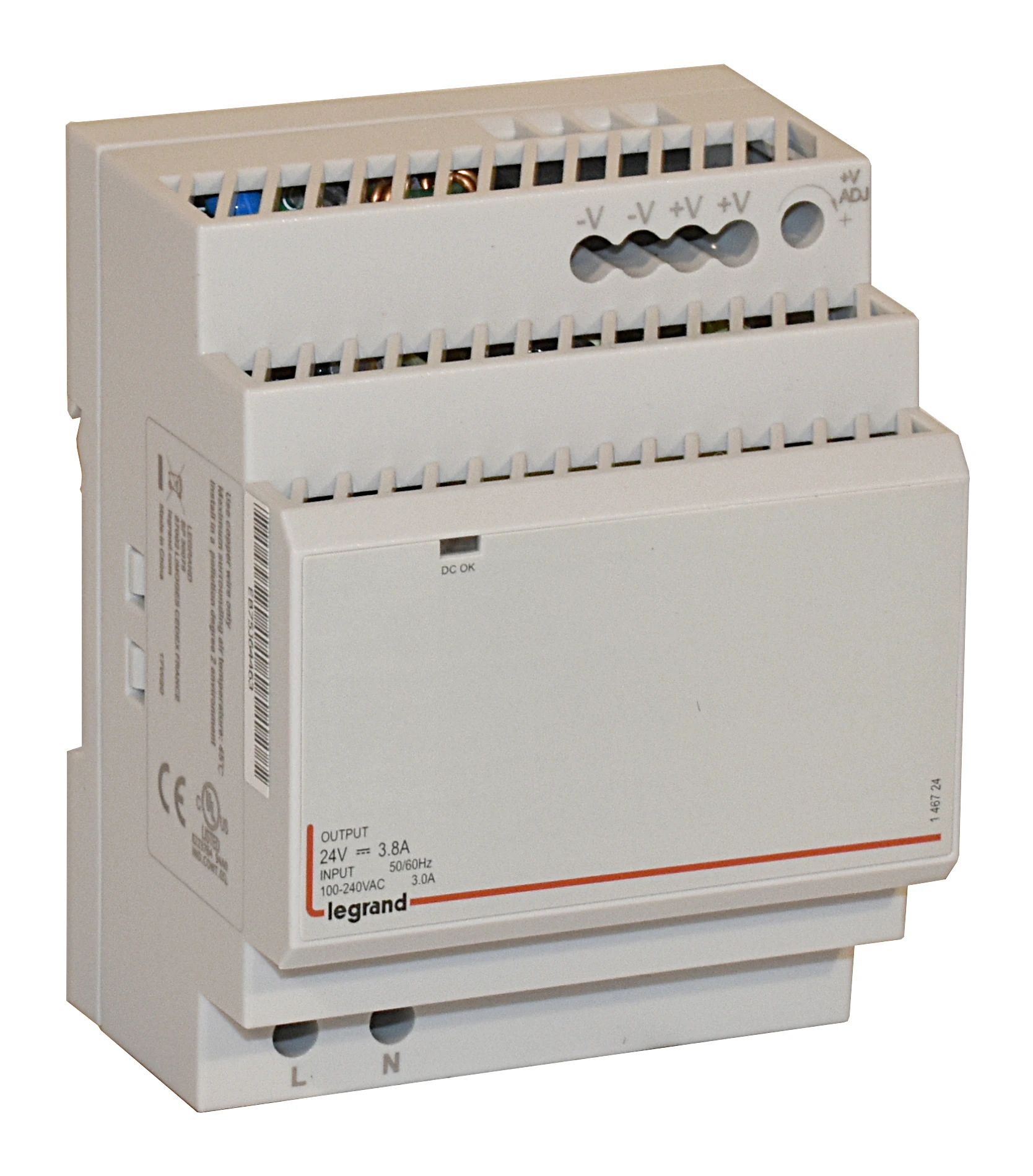 Legrand power supply — 4 modules, 100V, 240V — 146724