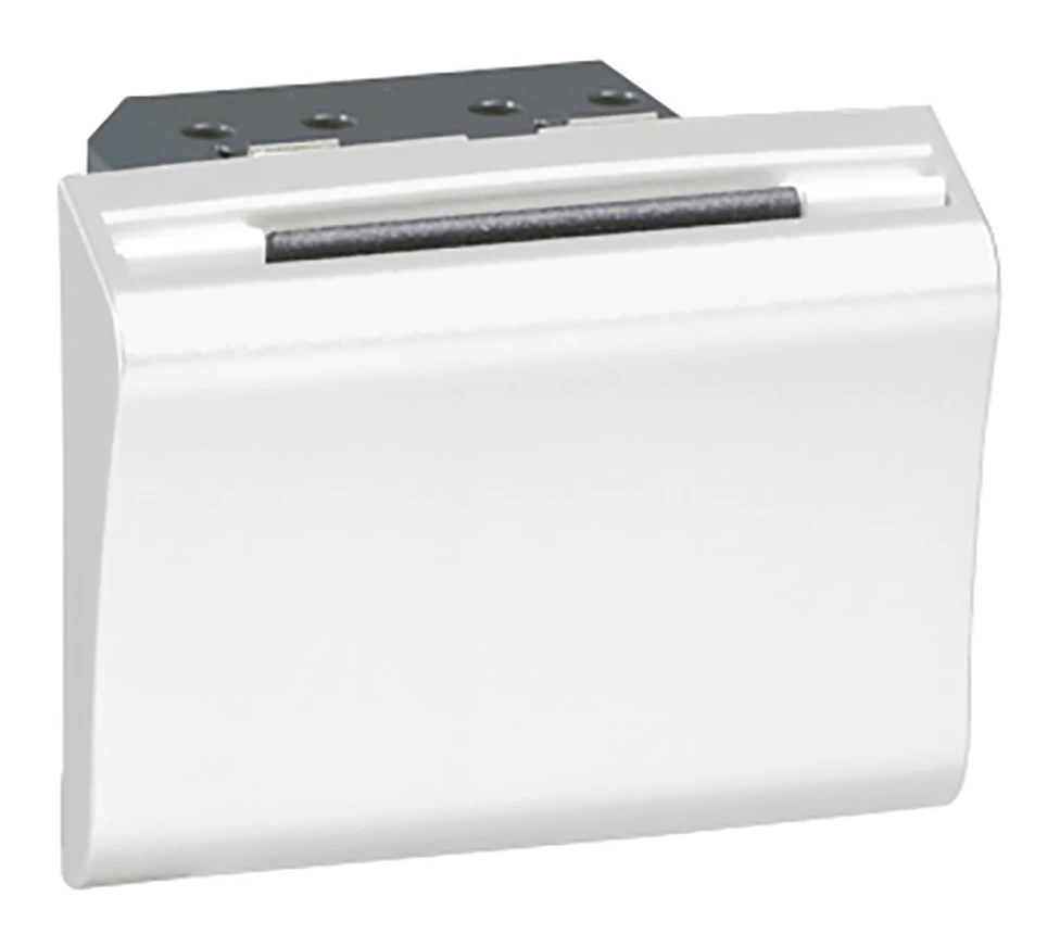 Legrand Mosaic switch — 2A, 230V, 2 modules — 078445