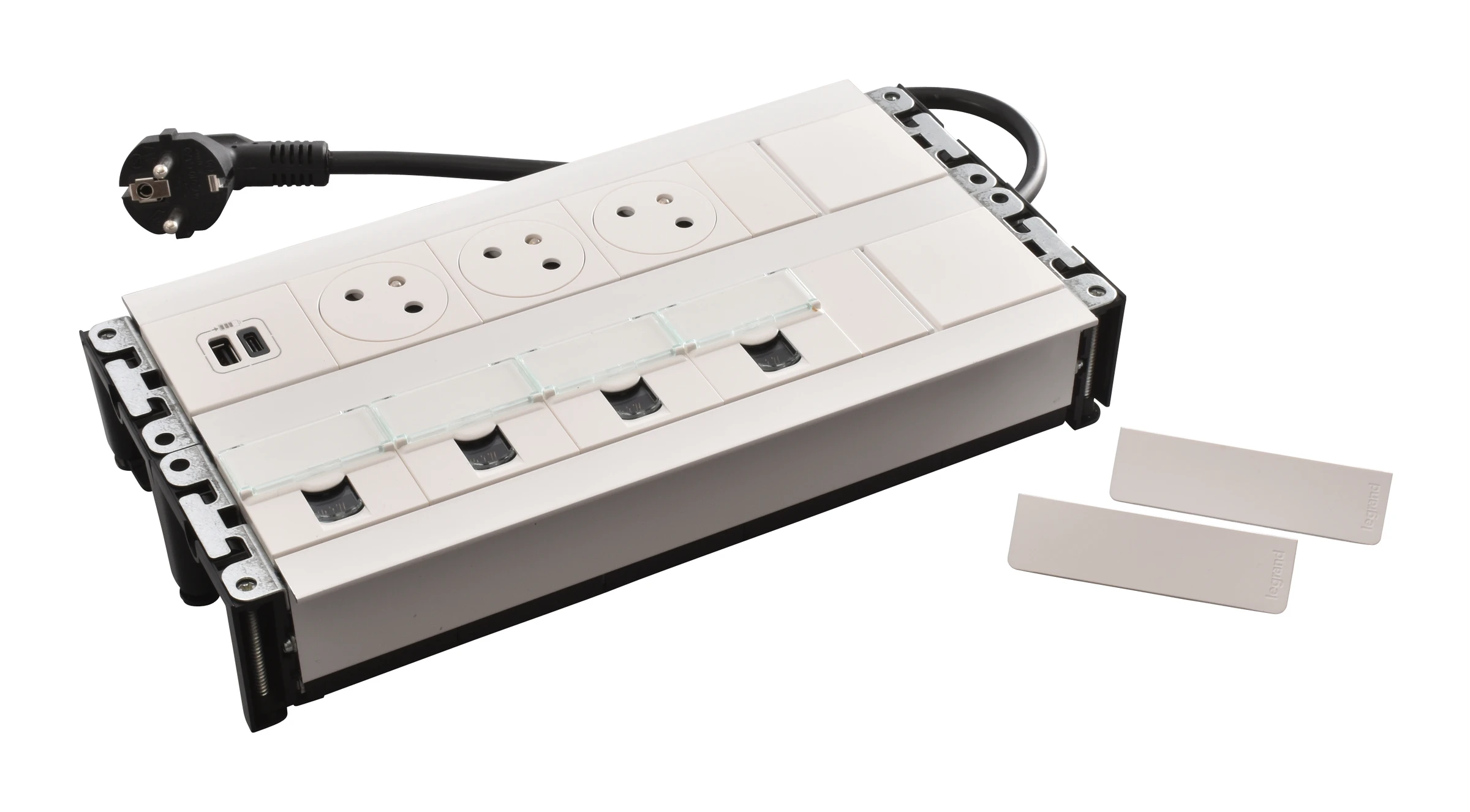 Legrand Incara furniture power module — 250V, IP20, White — 654864