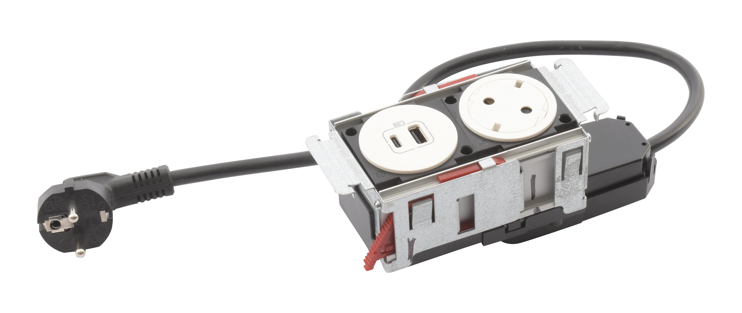 Legrand Incara furniture power module — 250V, IP20, White — 654746
