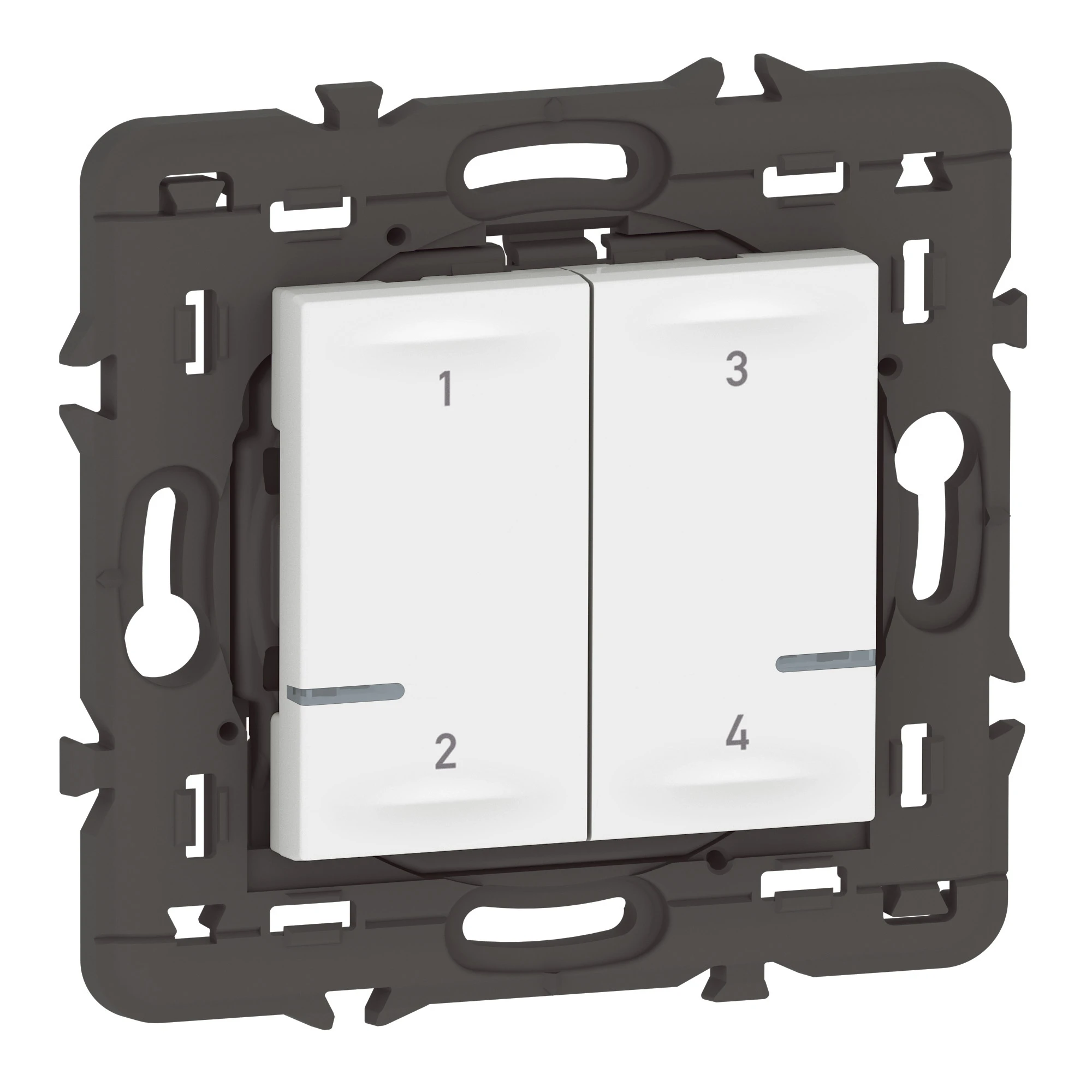 Legrand Mosaic with Netatmo four-scene control — 077709LA