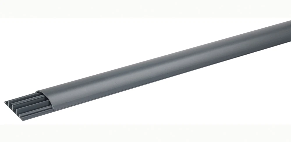 Passage de plancher 4 compartiments 92x20mm - gris anthracite RAL7016 — Legrand