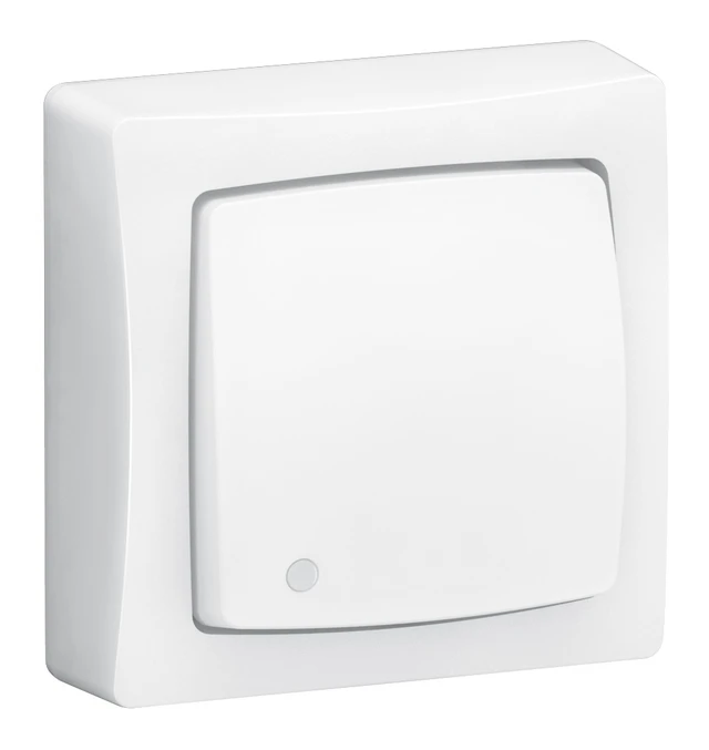 Transformeur simple 3 en 1 : interrupteur, va-et-vient ou poussoir lumineux Appareillage Saillie complet blanc - bornes automatiques — Legrand
