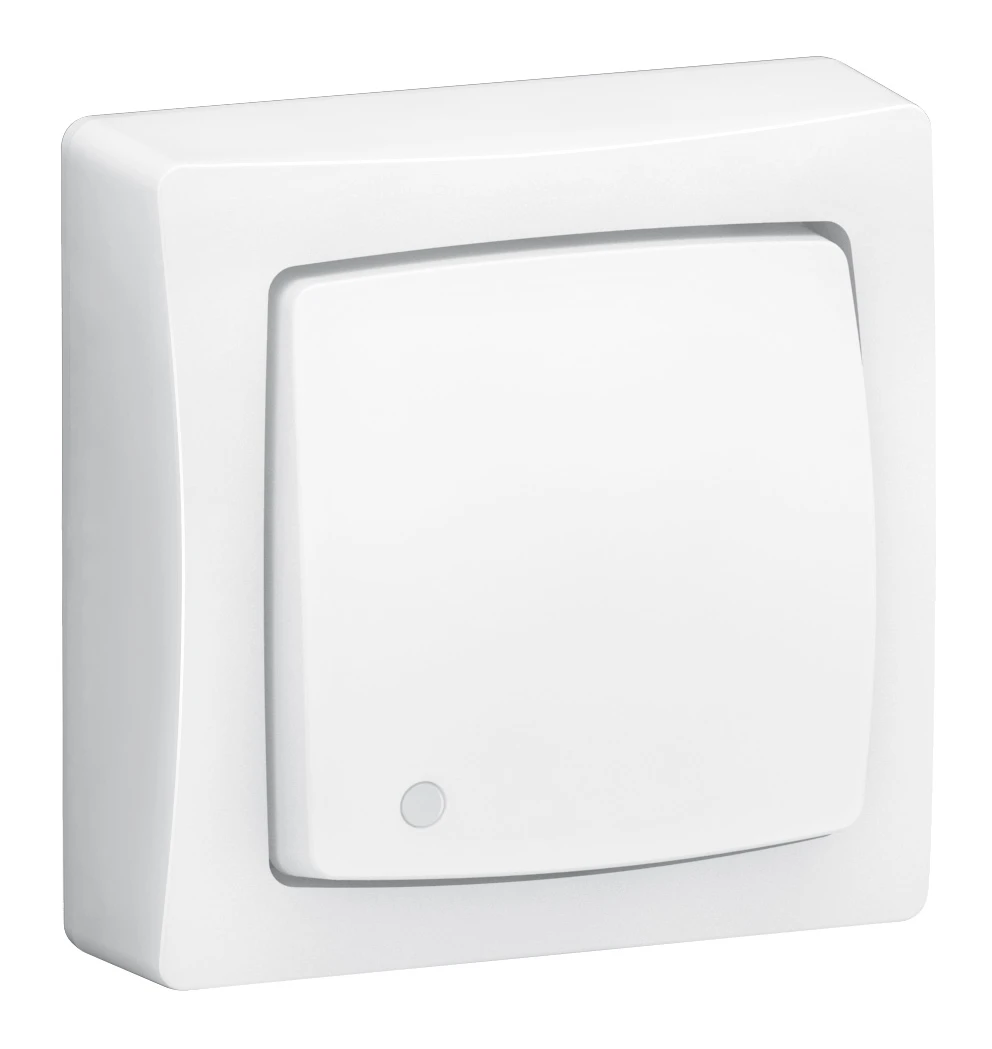Transformeur simple 3 en 1 : interrupteur, va-et-vient ou poussoir lumineux Appareillage Saillie complet blanc - bornes automatiques — Legrand