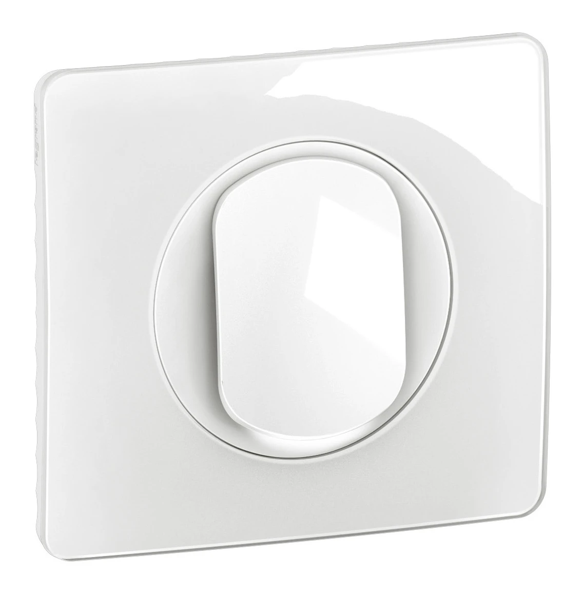 Interrupteur ou va-et-vient lumineux 10A (voyant fourni) Céliane avec plaque - Blanc — Legrand