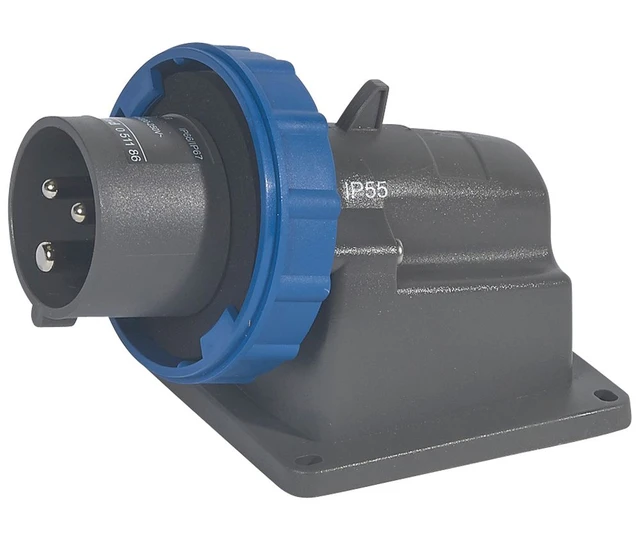 Fiche inclinée Hypra IP66/67-55 16A - 200V~ à 250V~ - 2P+T - plastique — Legrand