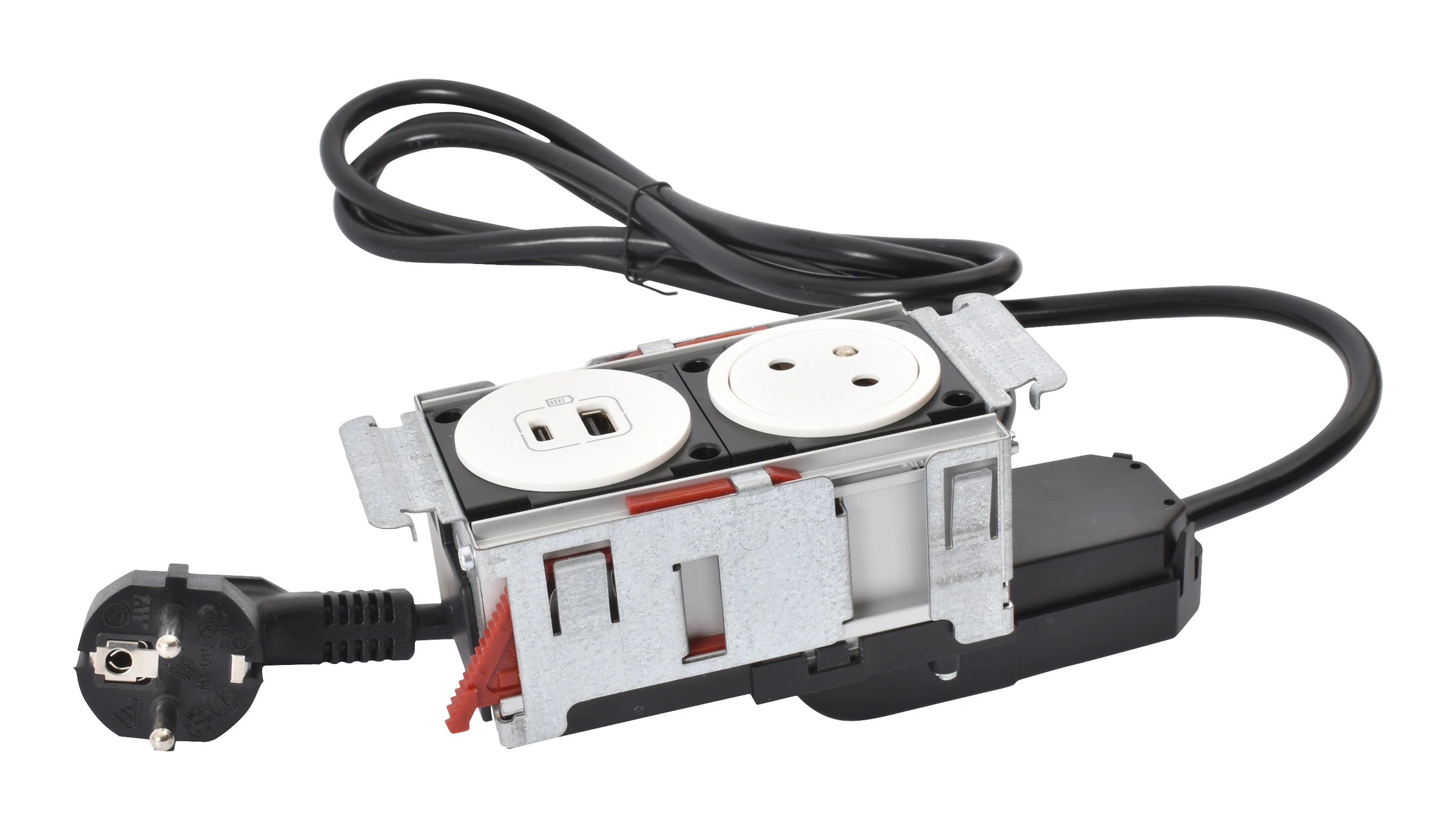Legrand Incara furniture power module — 250V, IP20, White — 654740