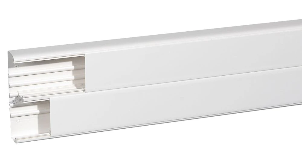 Goulotte 2 compartiments 50x195mm DLP monobloc - blanc — Legrand
