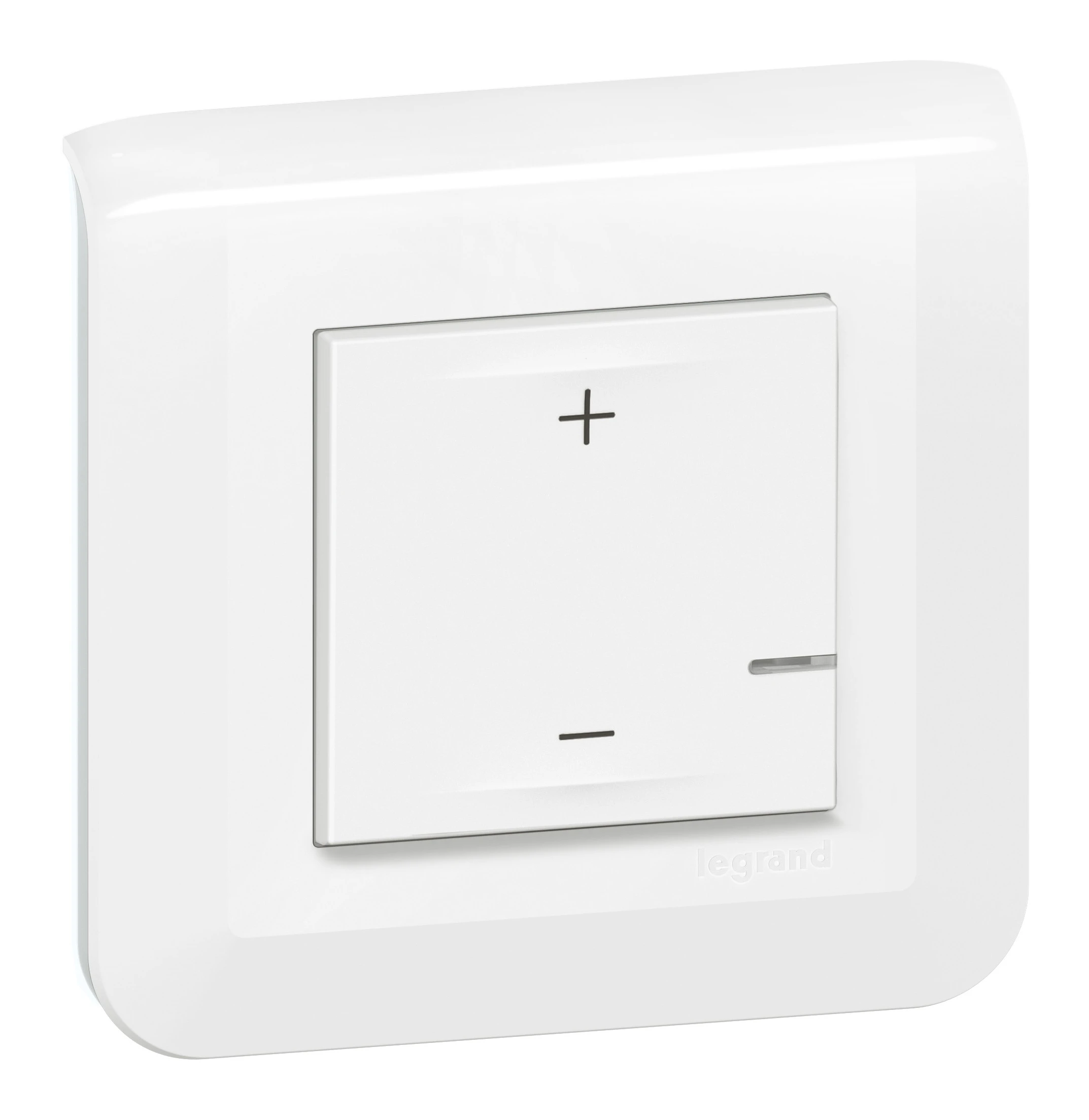 Legrand Mosaic dimmer switch — 2 modules, White — 048870LA