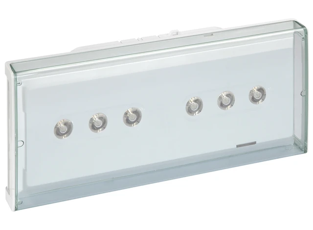 BAES d'évacuation à LEDs permanent IP43 IK07 SATI Adressable pour grands espaces — Legrand