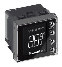 Legrand Mosaic control screen — IP20, Black — 067464