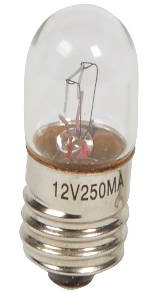 Ampoule culot E10 12V – 0,10A 1,2W pour bloc autonome d&rsquo;éclairage de sécurité — Legrand