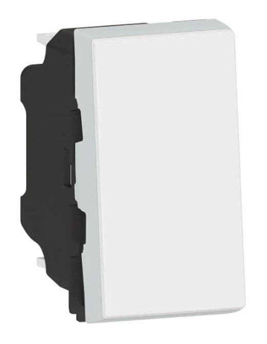 Legrand Mosaic push-button — 6A, 250V, 1 pole — 077033L