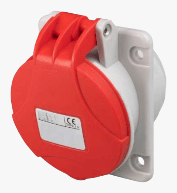 Prise encastrable IP44 3P+T