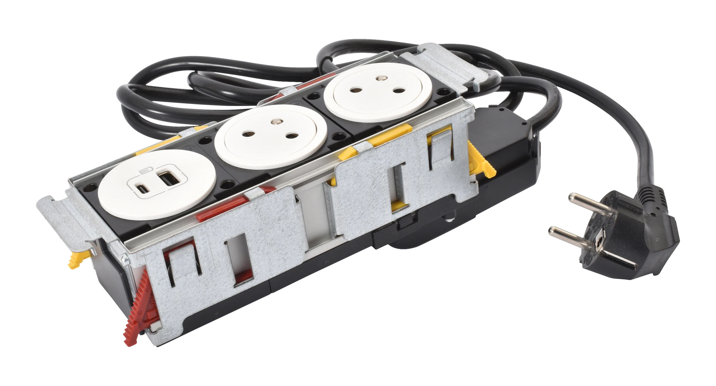 Legrand Incara furniture power module — 250V, IP20, White — 654741