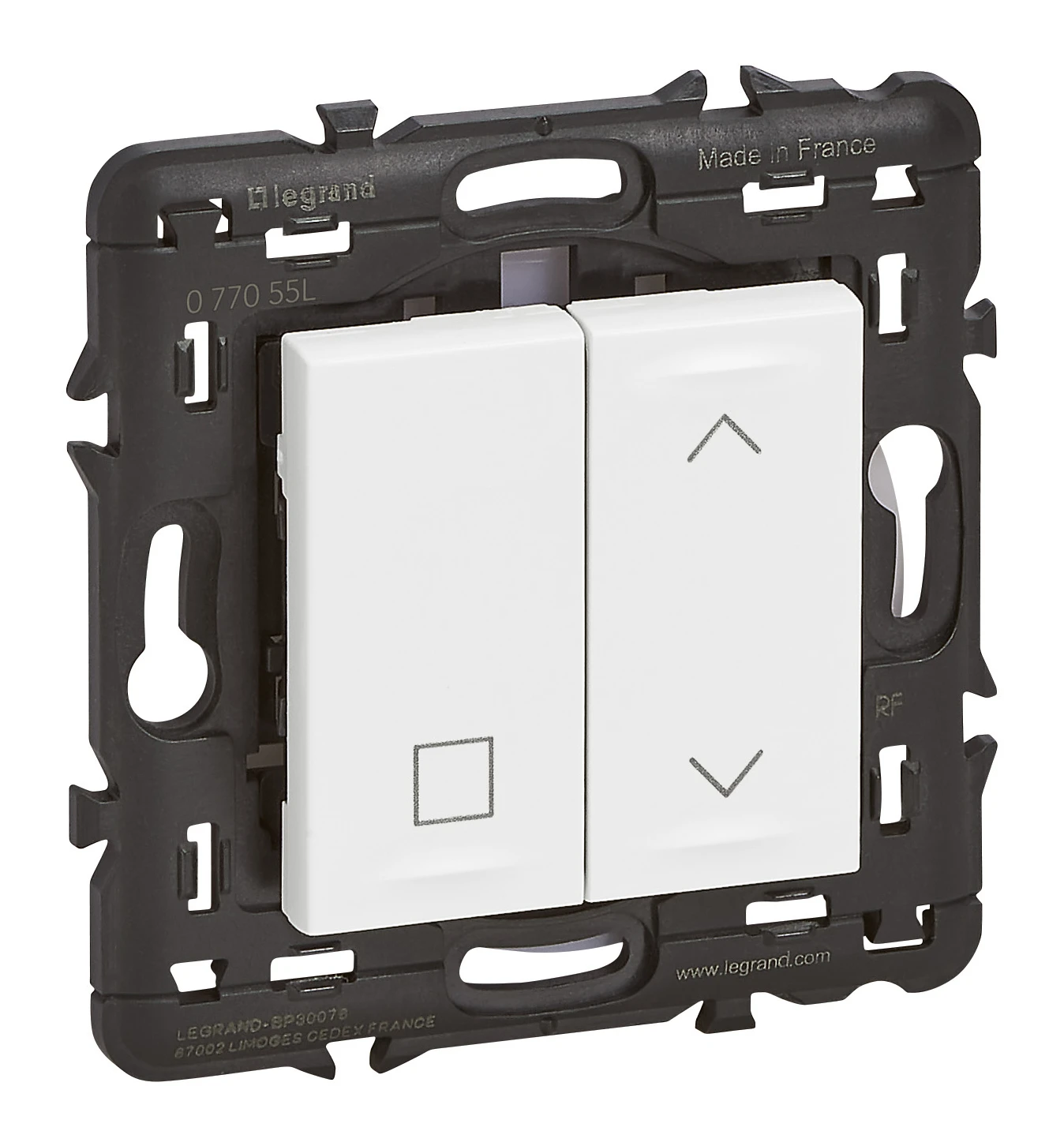 Legrand Mosaic with Netatmo battery-free wireless roller-shutter control — 077055L