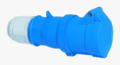 Prolongateur IP44 2P+T avec presse-étoupe 32A