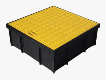 PVC half inspection chamber 40/40