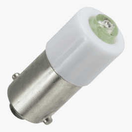 24 V BA9S pure white LED lamp