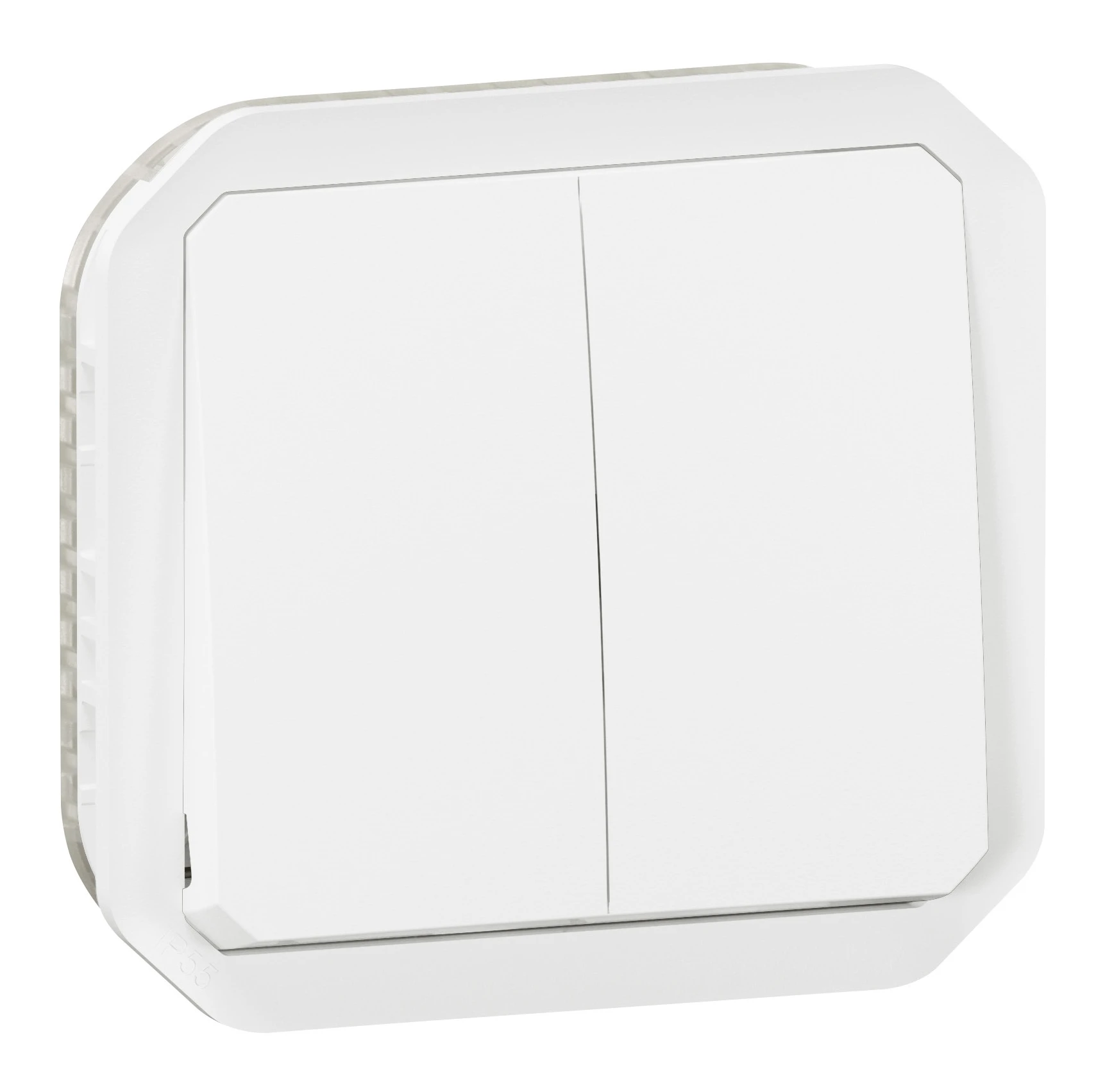 Legrand Plexo double lighting control — 10A, 250V, White — 069625L
