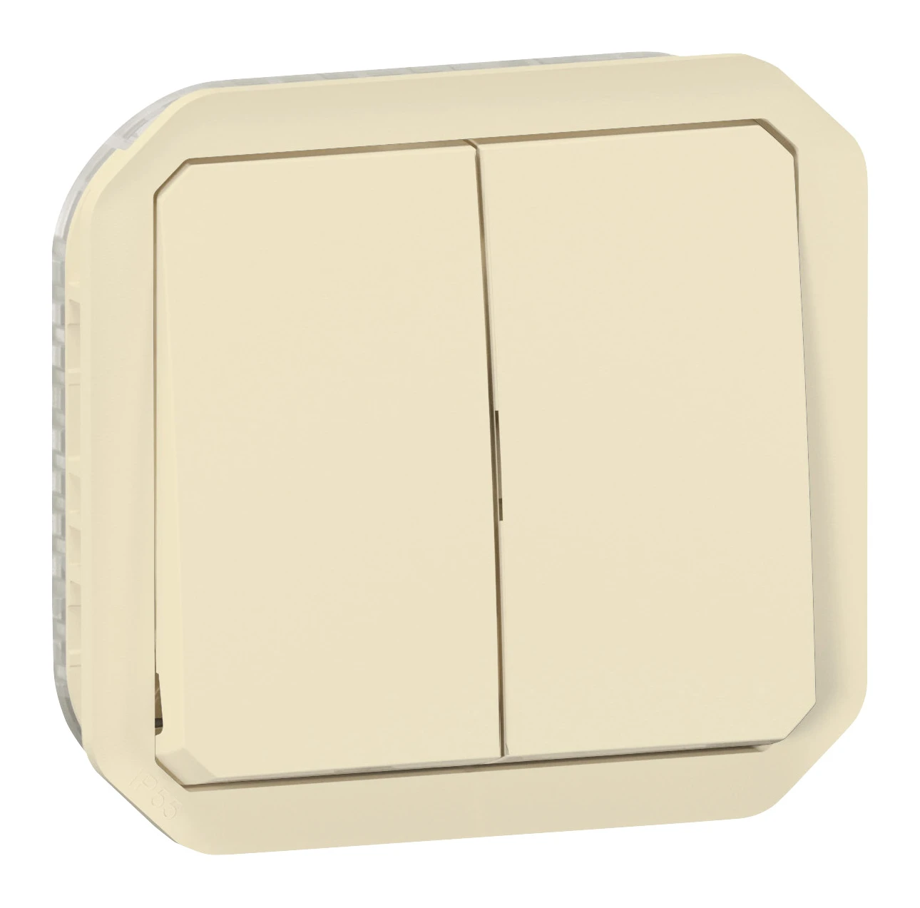 Legrand Plexo double lighting control — 10A, 250V, Beige — 069691L