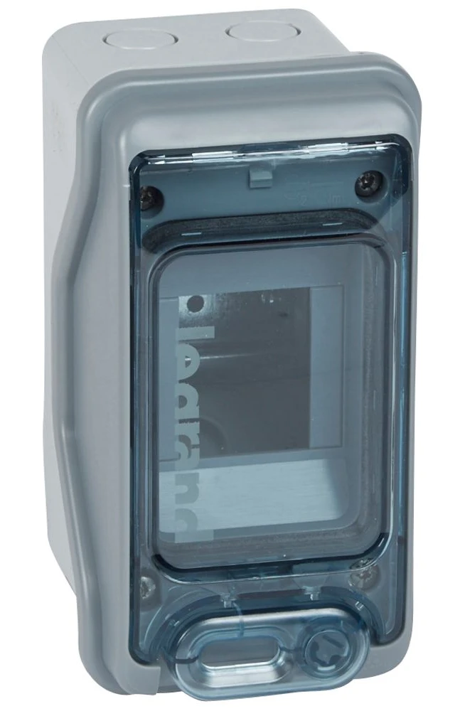 Legrand Plexo³ enclosure — H 174mm x W 93mm x D 109mm, 1 row, 3 modules, IP65 — 001902