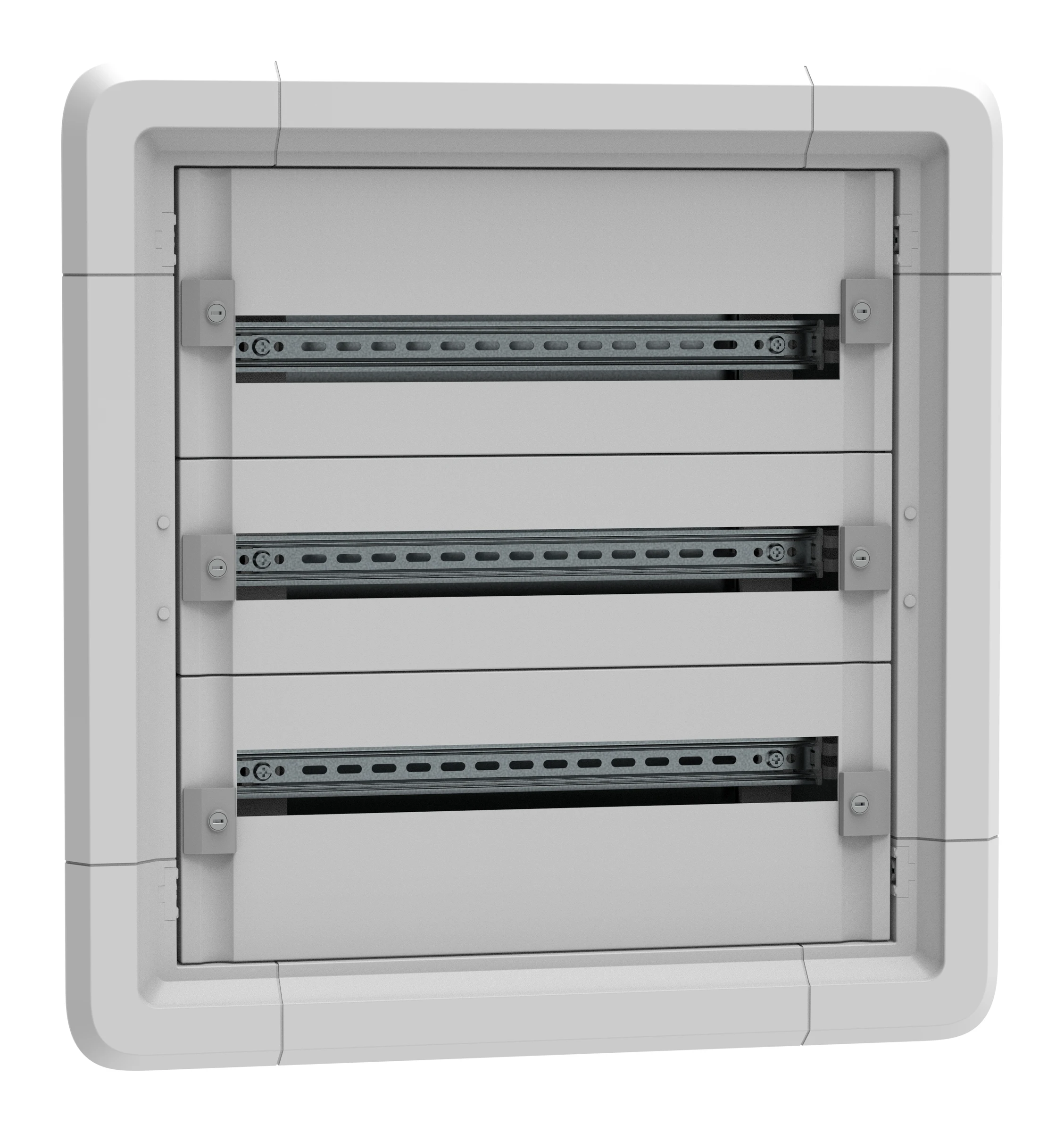 Coffret de distribution encastré 3 rangées 24 modules hauteur 695mm - XL³ HP 160 — Legrand — 1CO3R24IPL