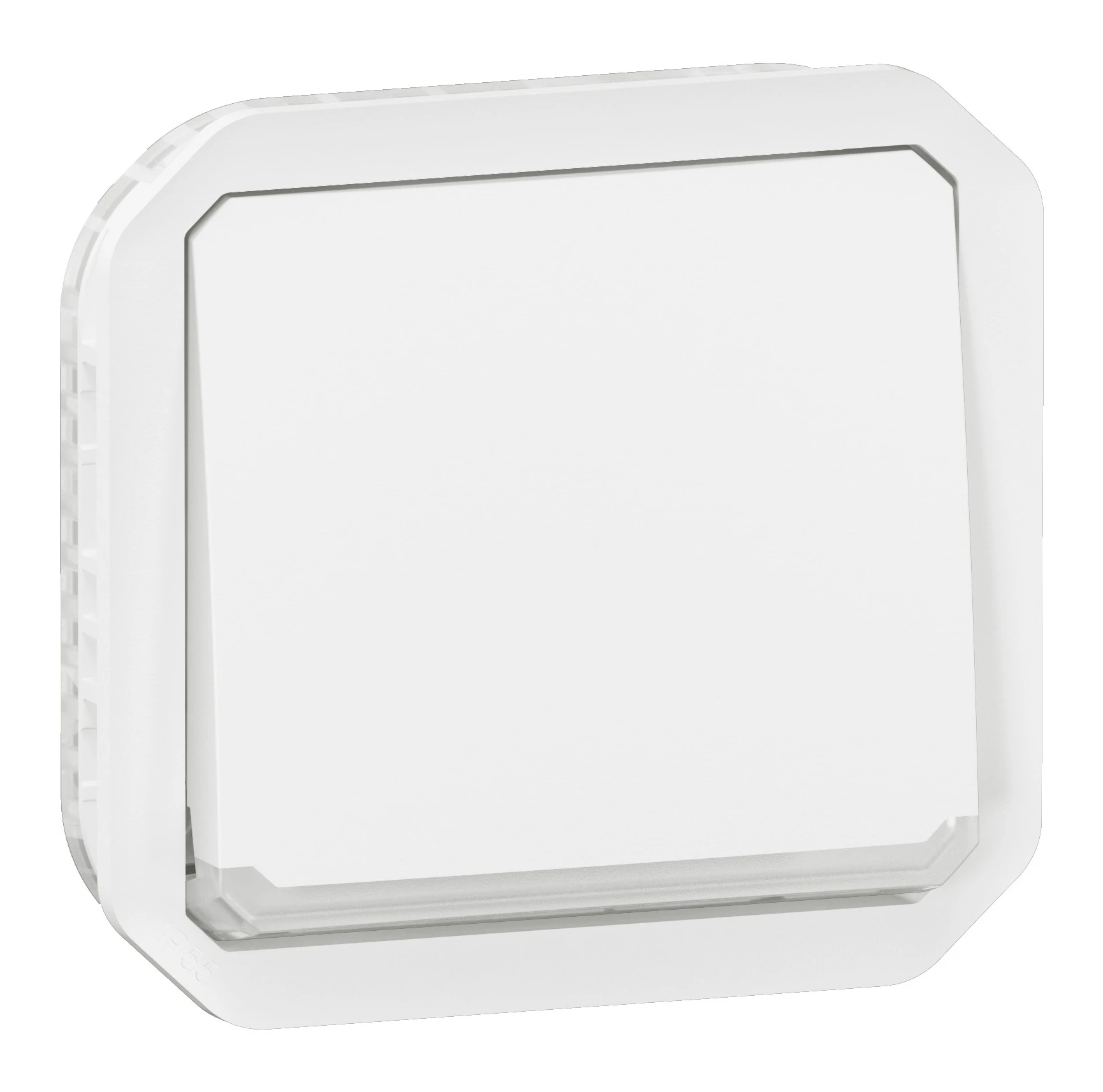 Legrand Plexo two-way switch — 10A, 250V, White — 069612L