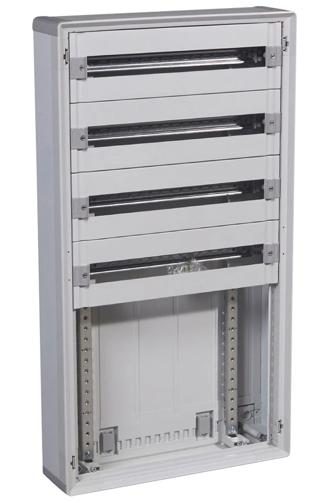 Coffret distribution isolant XL³160 tout modulaire avec espace dédié pour kit de branchement - 4 rangées — Legrand — 401816
