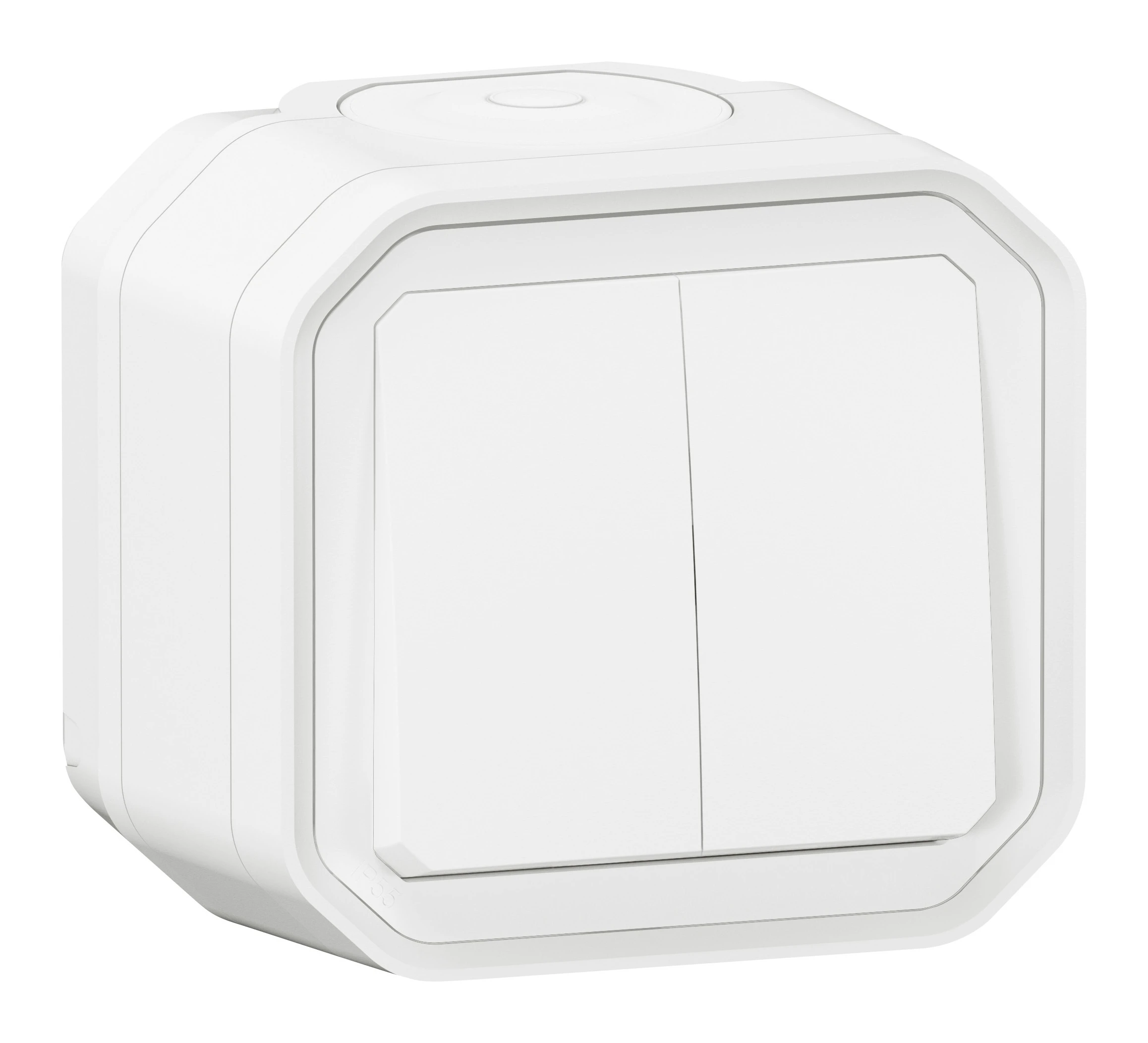 Legrand Plexo double lighting control — 10A, 250V, White — 069755L