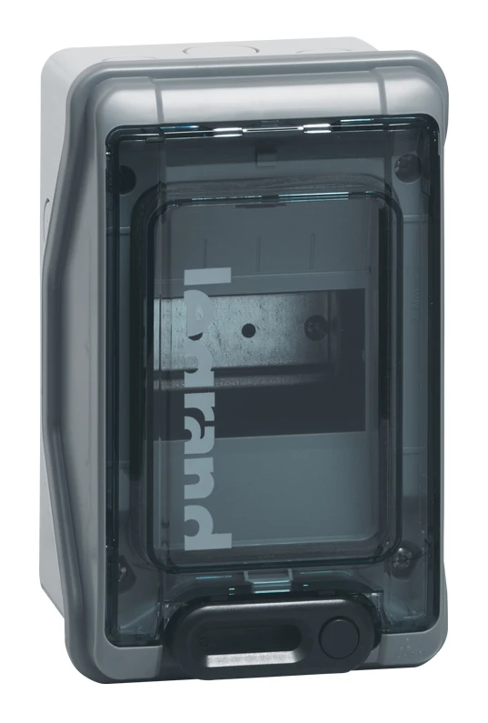 Legrand Plexo³ enclosure — H 200mm x W 128mm x D 115.6mm, 1 row, 4 modules, IP65 — 001904