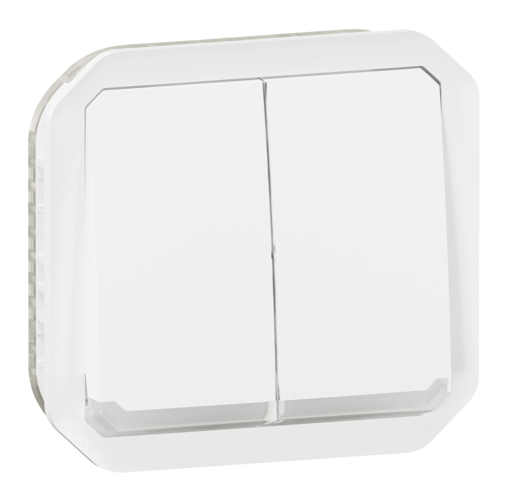 Legrand Plexo double lighting control — 10A, 250V, White — 069626L