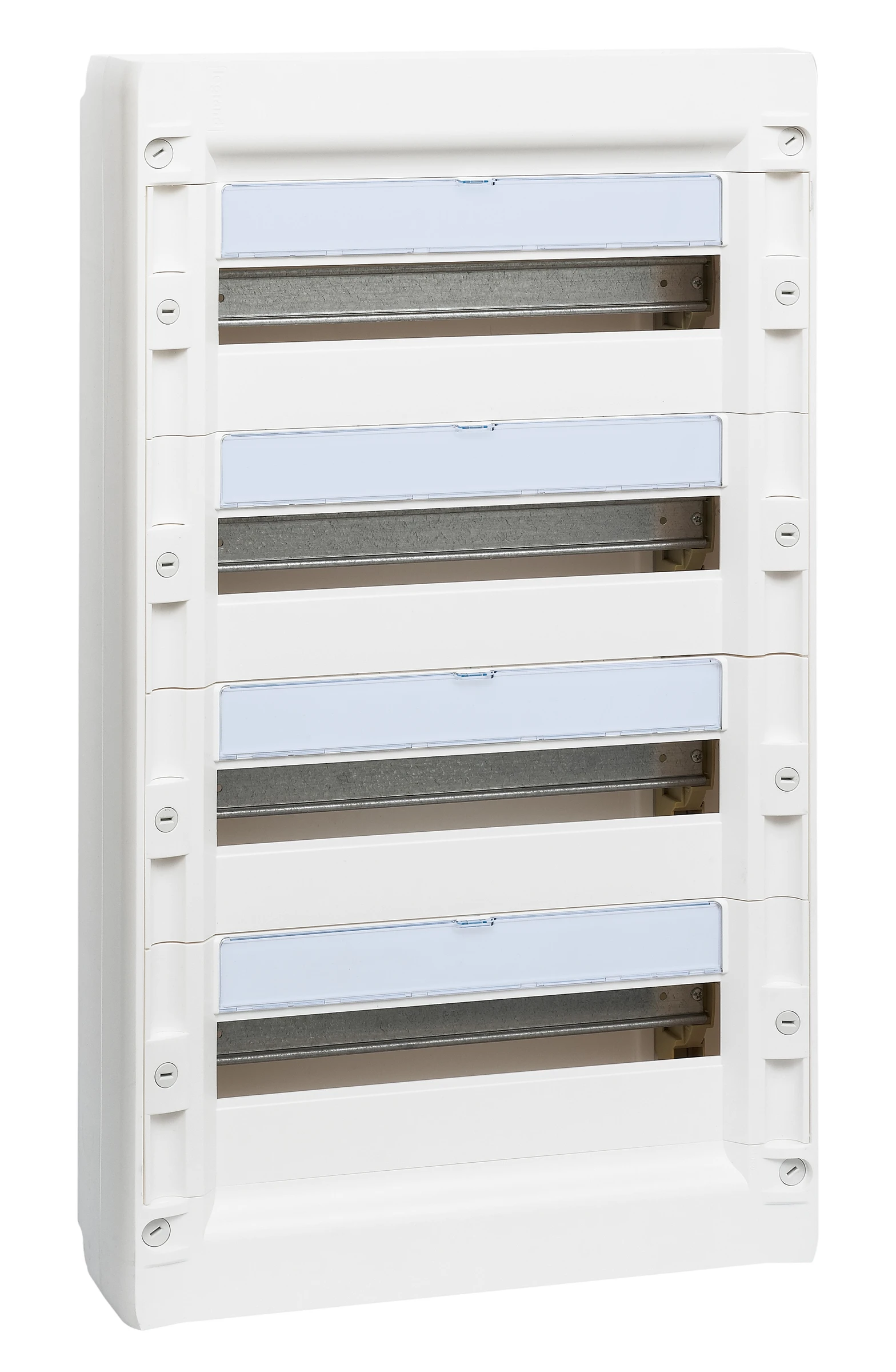 Legrand XL³ 125 enclosure — H 750mm x W 450mm x D 128mm, 4 rows, 18 modules, IP30 — 401614