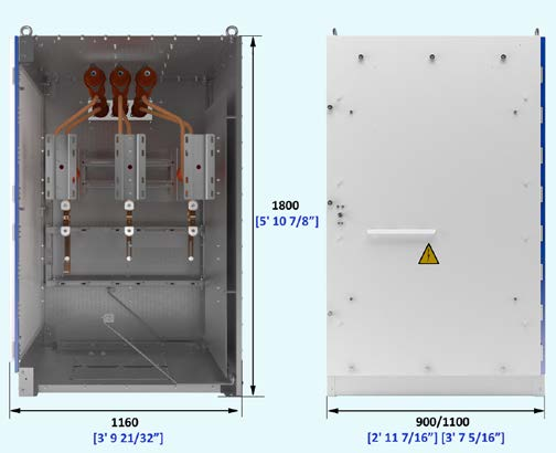 Ormazabal cgm.3-m — Medium-voltage (MV) switchgear cubicle — Current and voltage metering