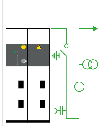 Cellule moyenne tension (MT) Schneider Electric SM6-24 IM-M — Couplage avec mesure de courant et tension