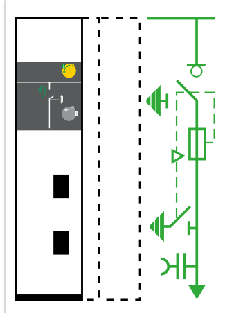 Cellule moyenne tension (MT) Schneider Electric SM6-24 QM — Interrupteur-fusibles combinés