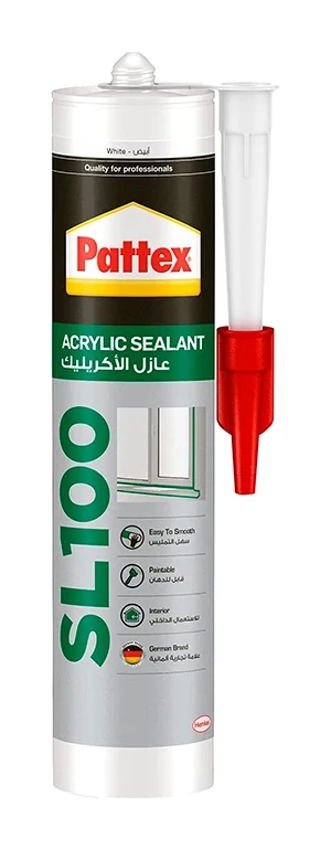 Pattex SL100 — white acrylic sealant 280 ml